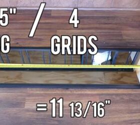 how to make an easy grid mirror