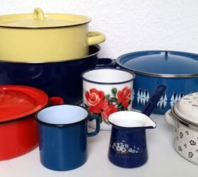Set of 3 Enamelware Baking Pans  Vintage enamelware, Enamelware, Enamel  bakeware