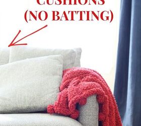 HOW TO FIX SAGGING COUCH CUSHIONS WITHOUT BATTING + VIDEO
