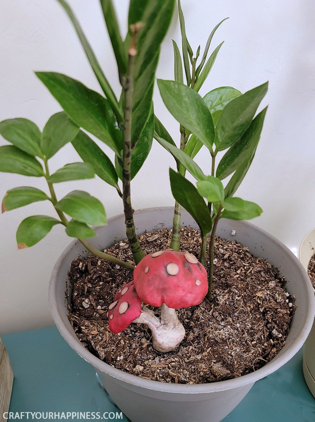 create whimsical home decor with quick diy clay mushrooms