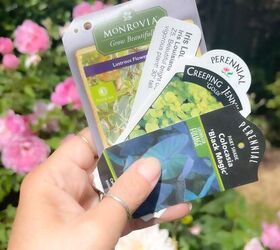 Save all of your plant tags this season for a brilliant organizing idea