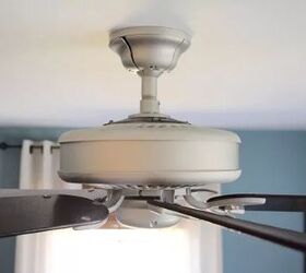 how to fix a wobbly ceiling fan, top of ceiling fan mount