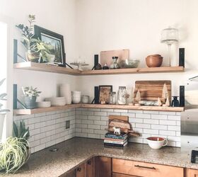 They put this under their kitchen shelves to get more storage in 2 hours flat