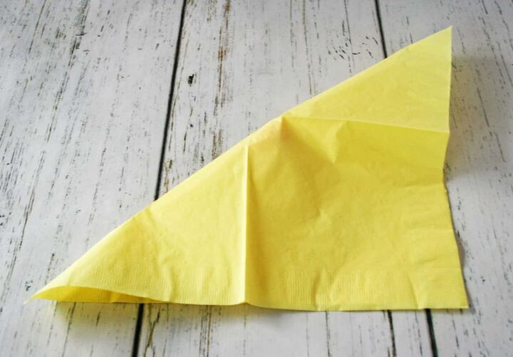napkin football penalty flag diy