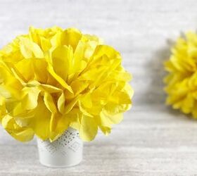 9 diy valentine s flower ideas for a thoughtful homemade gift, 3 Tissue paper flowers