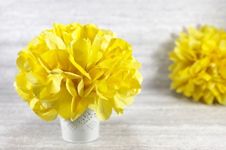 9 diy valentine s flower ideas for a thoughtful homemade gift, 3 Tissue paper flowers