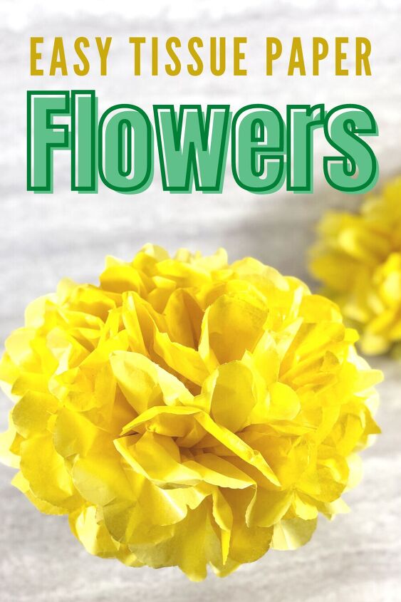 flores de papel de seda fceis para crianas e adultos