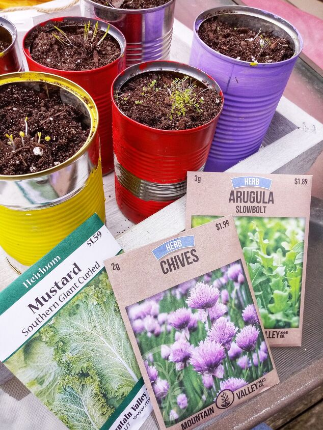 como crear un jardin de hierbas en un contenedor reciclado con tus hijos