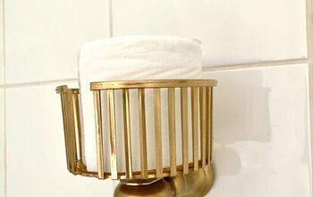 Anthro Toilet Paper Holder Dupe