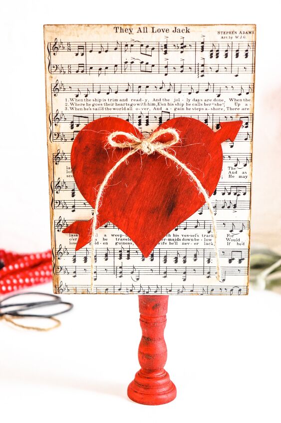 diy love song valentine display