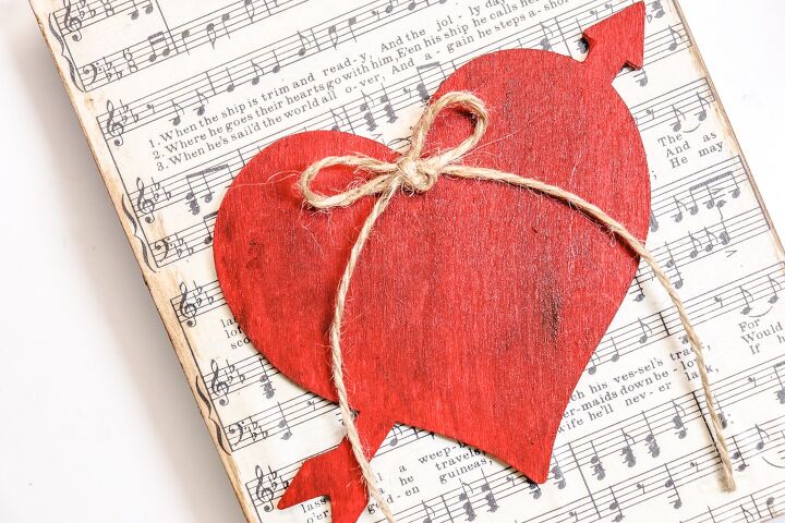 diy love song valentine display