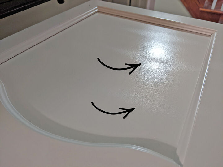 how i painted my kitchen cabinets using a hvlp spray system, Not wet enough
