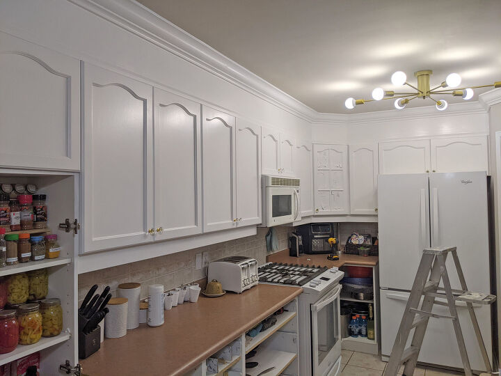 how i painted my kitchen cabinets using a hvlp spray system, Coming together