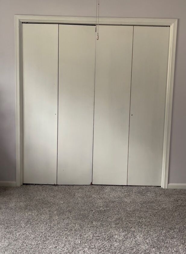 how to make over bi fold closet door