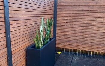 One Way to DIY a Horizontal Privacy Fence