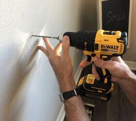 Drill into your wall for this easy and beautiful decor idea