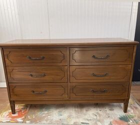 We've never seen anyone do this to an old dresser, but the result is totally breathtaking