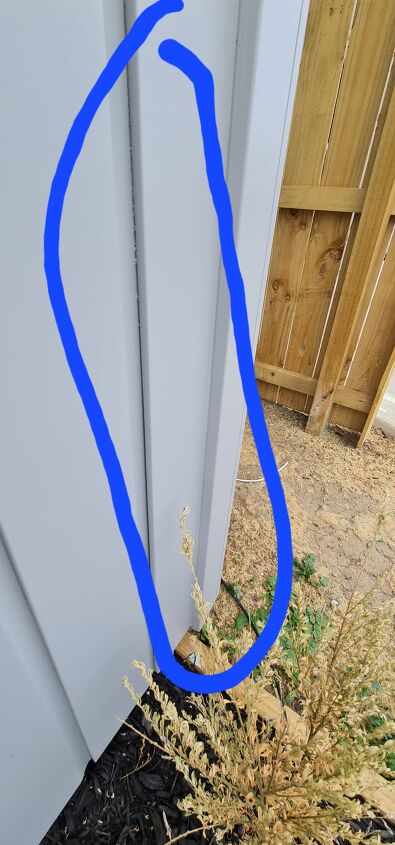 Cladding Gap Gap in the external wall cladding ? | Hometalk