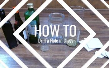 Cómo perforar un agujero en el vidrio