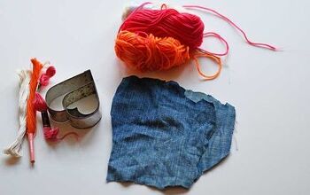  Encantos de jeans coloridos divertidos em forma de coração