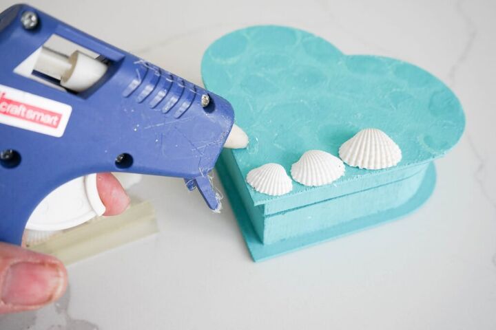 how to make a seashell heart shaped trinket box