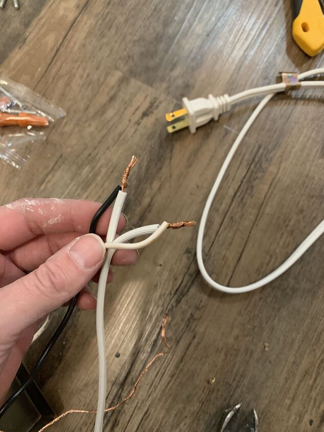 converting a hardwired light to a plug in