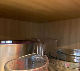 easy to reach measuring cup and spoon organizer, Before Hard to reach deep cabinet stuff