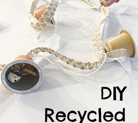 diy recycled bell garland
