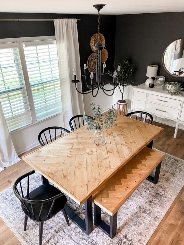 How To Make A Wood Herringbone Table at Spencer Ebert blog