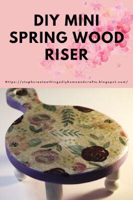 diy mini riser de madera de primavera