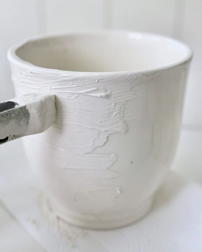 diy pottery barn pottery cutertudor, Pintar con JOINT COMPOUND