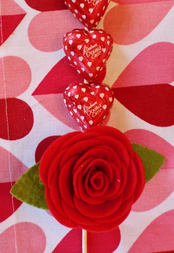 valentine s day diy candy bouquet