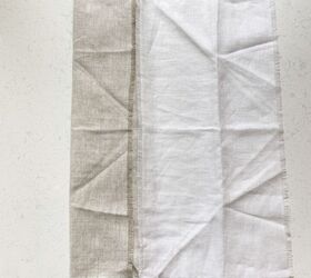 how to fold napkins easy simple, Fold one half to center