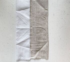 how to fold napkins easy simple, Fold other half to center