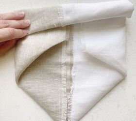 how to fold napkins easy simple, Roll top down