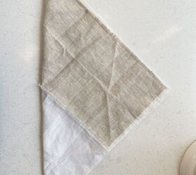how to fold napkins easy simple, Fold in half