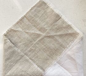 how to fold napkins easy simple, Pull corners in