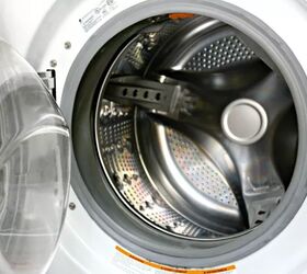 the 6 best washing machines of 2022, Front load washing machine open door Photo via Ellen Christian