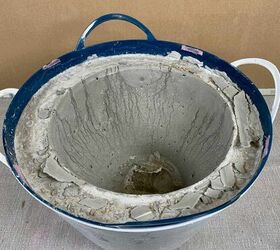 make a large diy concrete bowl
