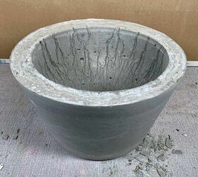 make a large diy concrete bowl