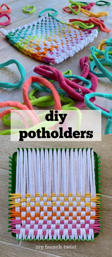 when woven potholders become an addition
