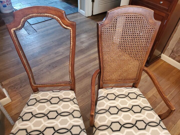 How To Repair A Cane Back Chair Hometalk, How To Repair Cane Back Dining Chairs