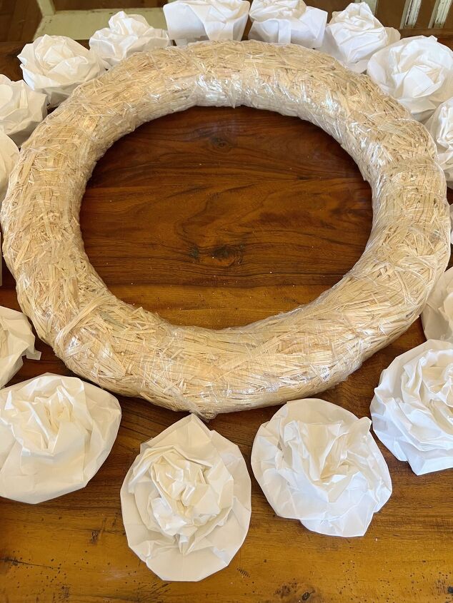 the forty five minute white wreath