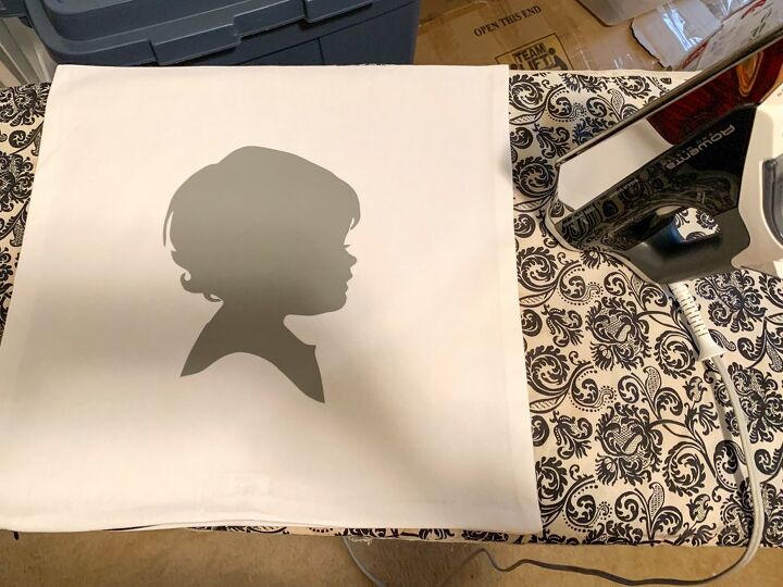 diy tutorial how to make custom vinyl silhouette pillows