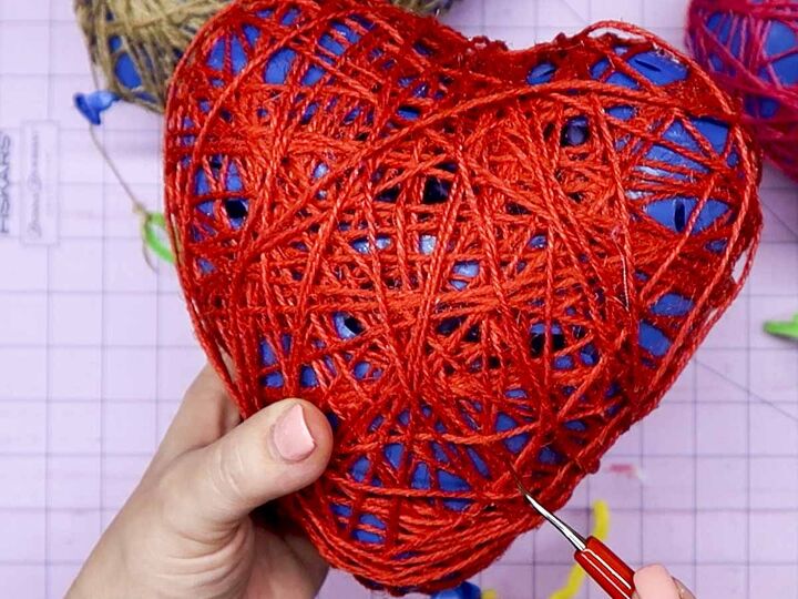 easy diy twine hearts for valentine s day