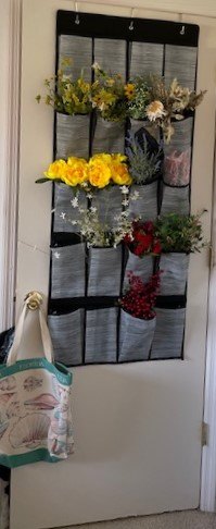 quick easy way how to store silk flowers