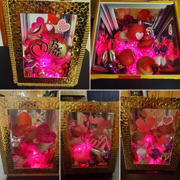 , Vday ornaments and Heart LED Lights