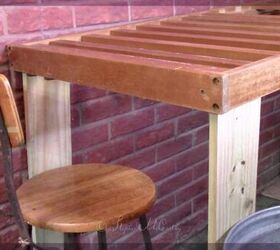 potting bench from recycled furniture for about 100