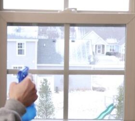 She just came up with a surprisingly pretty way to get better window privacy in under an hour