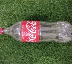 Cut up a soda bottle for this spring garden idea (you'll also need pistachio shells!)